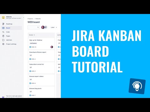 Video: Bagaimanakah cara membuat papan Kanban di Jira?