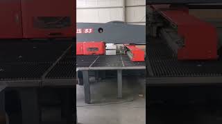 Watch This Cnc Punch Press In Action  Precision At Its Best  cncmachine metal decompression