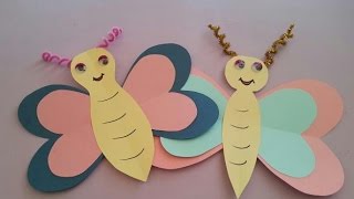 كيفية صنع فراشةhow to make a butterfly