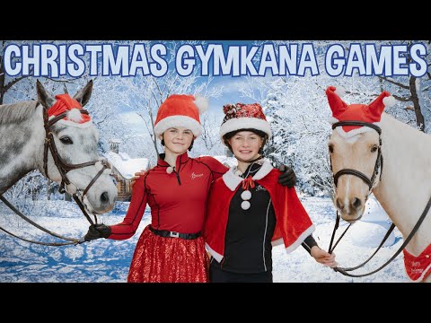 CHRISTMAS GYMKANA PONY GAMES! HARLOW'S VLOGMAS