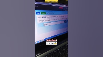English Typing Test | 51 WPM 😰Typing Speed | Exam Typing #typing #ARP_0101
