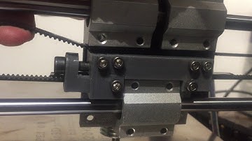 Anet A8 X belt holder and spring tensioner