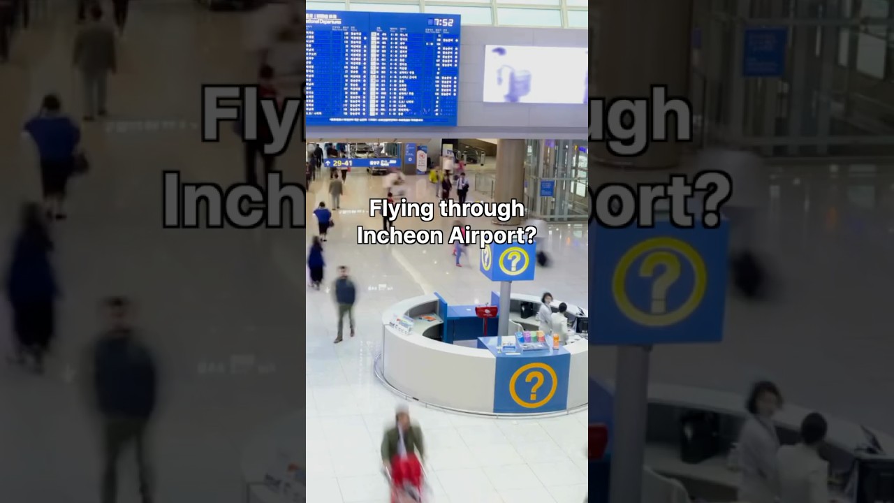 Hidden Tips at Incheon Airport ✈️