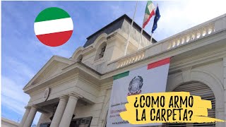 ¿CÓMO ARMAR LA CARPETA? - Ciudadanía Italiana