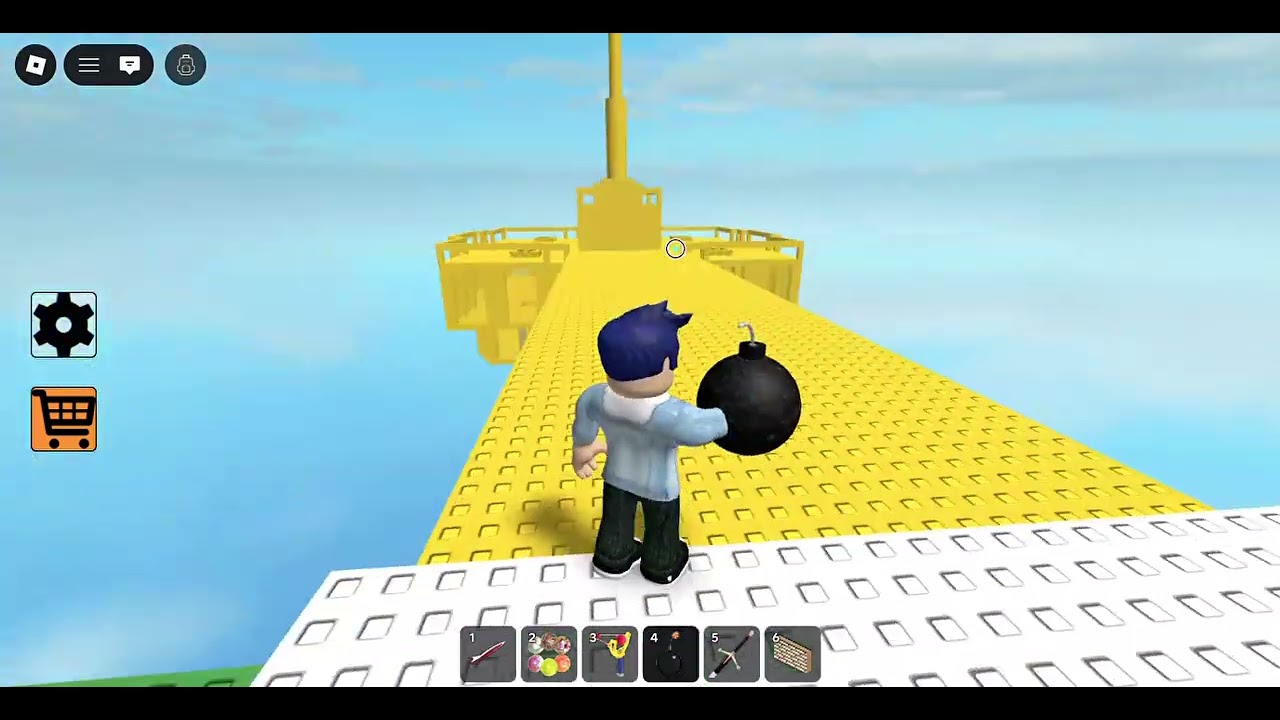Playing a very OG roblox game