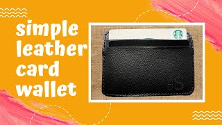 Create a Leather Card Wallet with a Cricut and a Sewing Machine