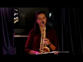 Анна Прохоренко (саксофон) - Блюз (кафе Веранда, Крым, Рыбачье, сентябрь 2017)