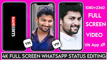 New Trending 4K Full Screen Video Editing VN Video Editor| VN Video Editor Full Screen Video Editing