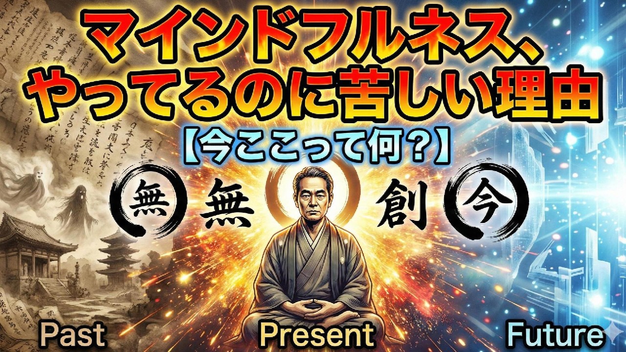 マインドフルネスをやってるのに苦しい理由【結局今ここって何？】