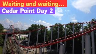 Everything's BREAKING DOWN...waiting for the BEST ride in the park...Cedar Point Day 2 screenshot 1