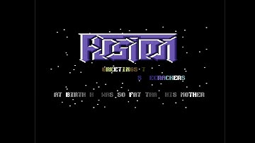 C64 Crack Intro: 1988 Fusion Intro 4