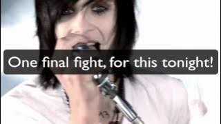 Black Veil Brides - Knives and Pens HD [LYRICS   V
