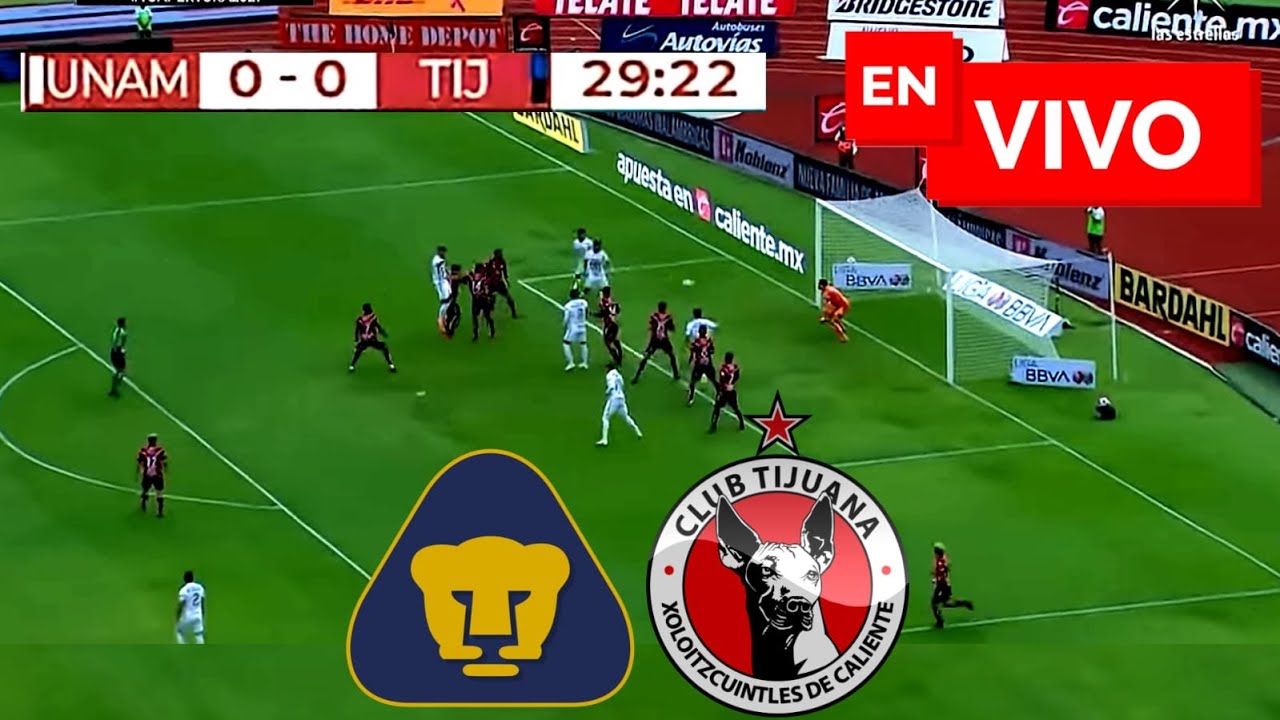 🔴 Pumas vs Tijuana EN VIVO / Liga MX Clausura - YouTube