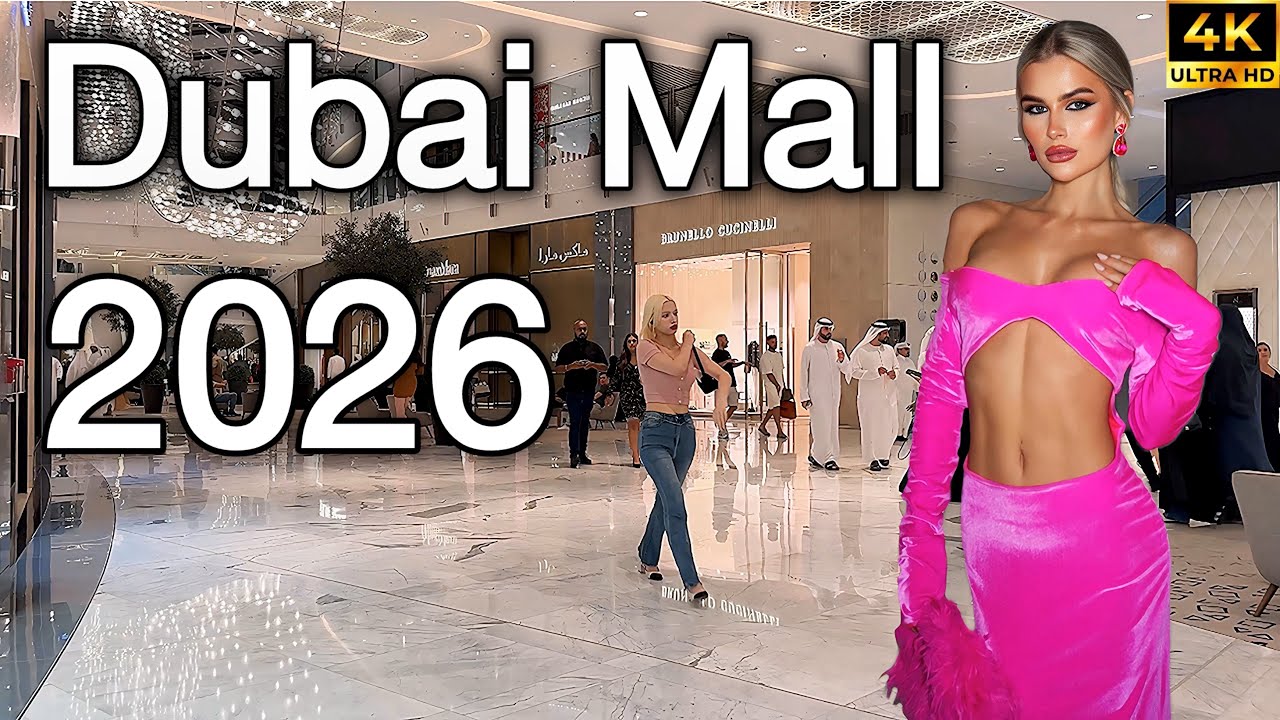 Dubai Mall 🇦🇪 World’s Largest Luxury Shopping Destination! [ 4K ] Walking Tour