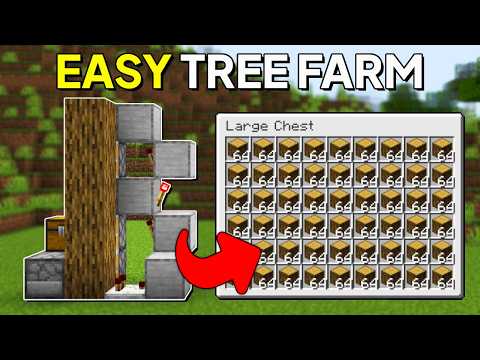 Minecraft Tree Farm 1.21.11