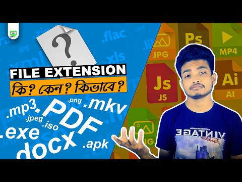 ভিডিও: সমস্ত ফাইল এক্সটেনশন কীভাবে দেখানো যায়