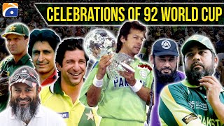 Celebration of 92 World Cup - Imran Khan - Wasim Akram - Ramiz Raja | Geo Special Transmission