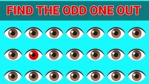 HOW GOOD ARE YOUR EYES #016 | Find The Odd Emoji Out | Emoji Puzzle Quize |  CHILD GAMING