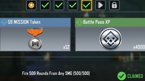 Call Of Duty Mobile Fire 500 Rounds From Any SMG Task Complete