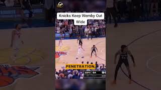 How the Knicks Dragged Wembanyama to the Perimeter and Opened Up Brunson Threes