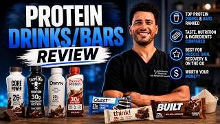 Best Protein Drinks & Bars (Taste, Nutrition & Value)