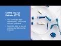 Central venous catheter procedure