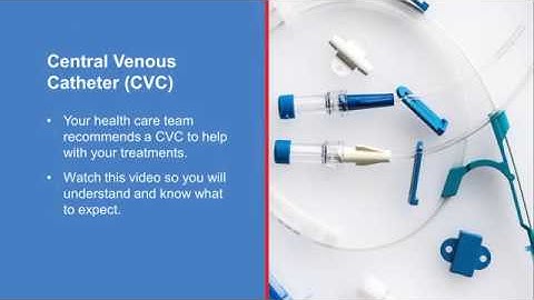 Central venous catheter procedure