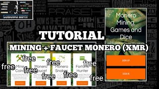 FAUCET MINING DAPAT GRATIS MONERO. BURUAN JOIN!! screenshot 4