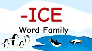 ice Word Family Fun Words Ending in - ice Phonics for Kids
