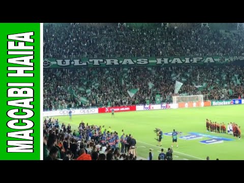 Ultras Maccabi Haifa 🟢⚪ in Sammy Ofer Stadium | Maccabi Haifa - Juventus 2-0 "12.10.2022"