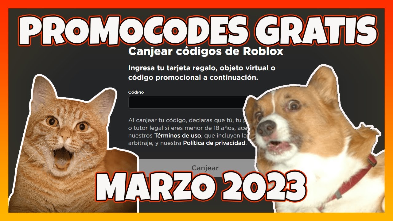 2023* ¡TODOS LOS CÓDIGOS (PROMOCODES) ACTIVOS DE ROBLOX! ENERO