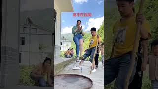 Wow! This Chinese Kung Fu Girl is Unreal! #funny #comedy #kungfu #shorts