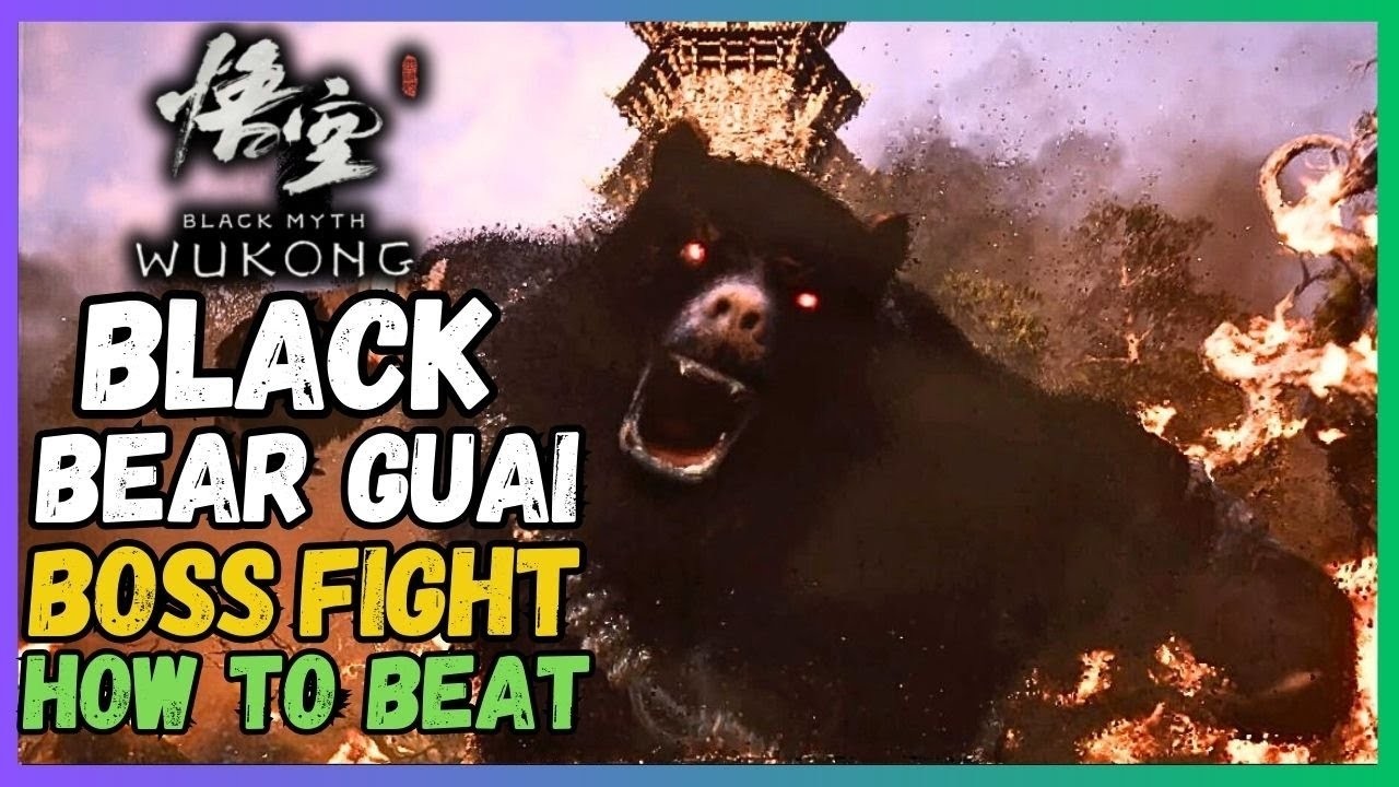 Black Wind King turns into Bear | End of Chapter 1 Black Myth Wukong