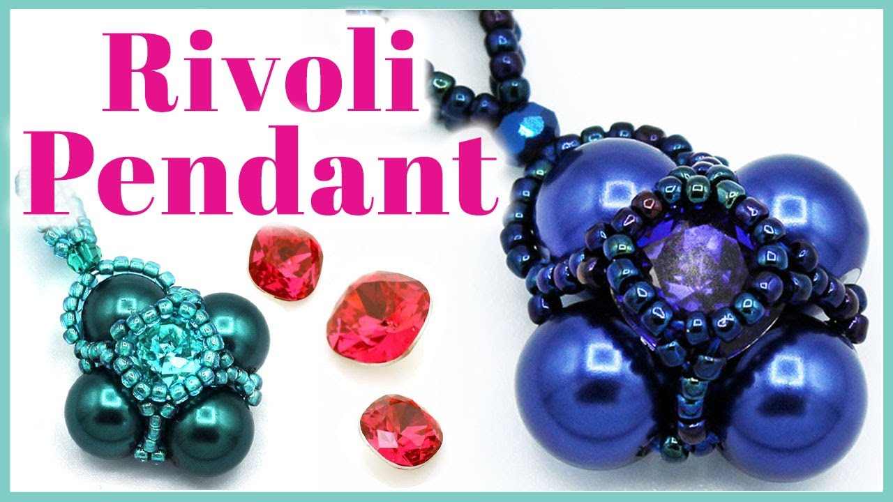 Enchanted Rivoli Pattern Rivoli Pendant Tutorial - YouTube