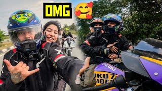 Finally Iss Ladki Ke Sath Hayabusa Pr Superbike Ride Ho Gayi Ladakh Ride Pr 👩‍❤️‍👨 Ep3