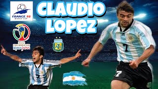 Los 7 goles de Claudio Lopez en las eliminatorias