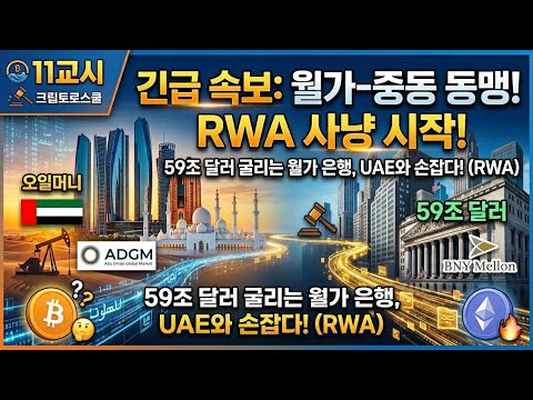 긴급속보 - 월가 중동 동맹 RWA 사냥 시작 | Breaking News: Wall Street and Middle East Alliance The RWA Hunt Begins