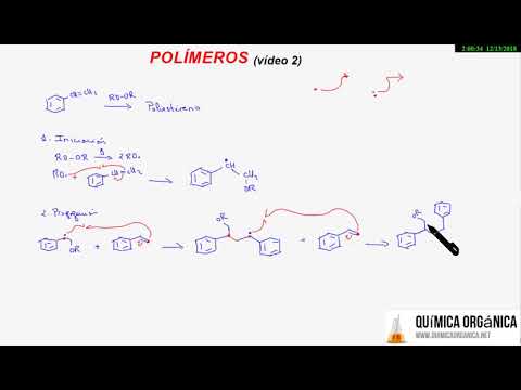 Polímeros | Polimerización radicalaria | Obtención de Poliestireno