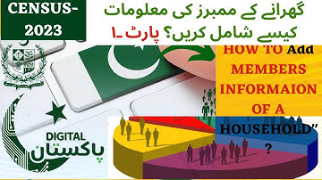 How to Start Enumeration | Add Family Members Information Census 2022 2023