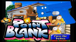 Point Blank Arcade Single-credit Playthrough with Lightgun. Beginner.
