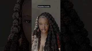 bubble braids #blackgirlhairstyles #bubblebraid #tutorial