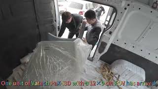 One unit of vatech PaX-i3D with a 12x9cm FOV has arrived. 