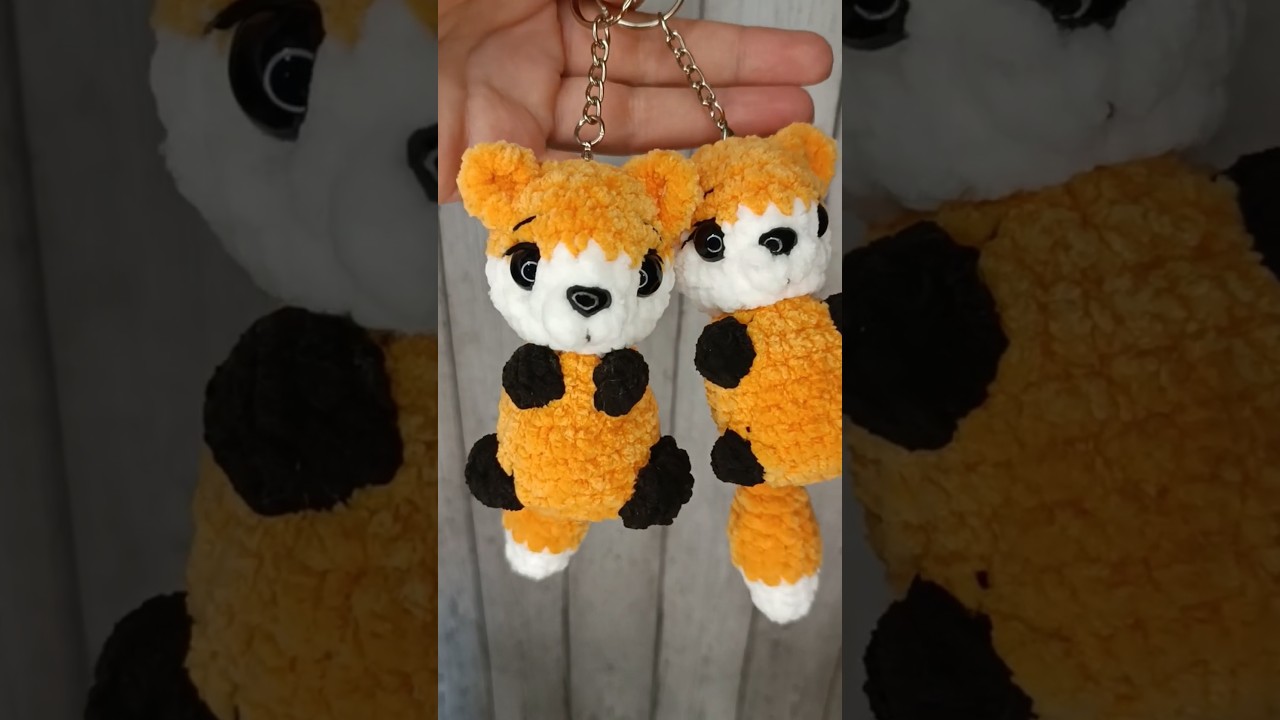 Вязаные лисички 🦊🦊 