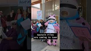 Epstein Files are Coming to Town #releasethefiles #releasetheepsteinfiles #caroling #protestmusic