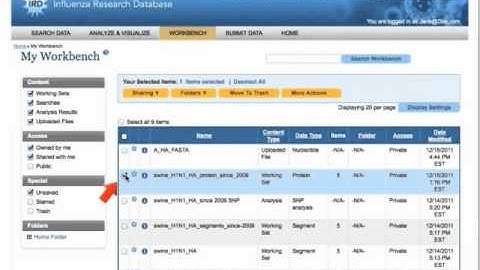 IRD Workbench: 11. Combine Uploaded File with Working Sets