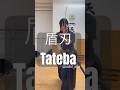 盾刃(たてば) Tateba #katana #batto #martialarts #samurai #japan #practice #刀 #抜刀 #稽古