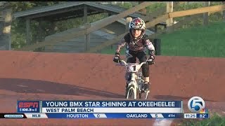 8-year-old Rocco Pesaturo taking the sport of BMX by storm.