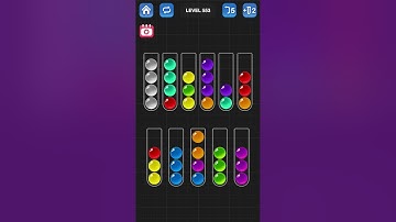 Ball Sort Puzzle by Guru Game: Levels 551, 552, 553, 554, 555