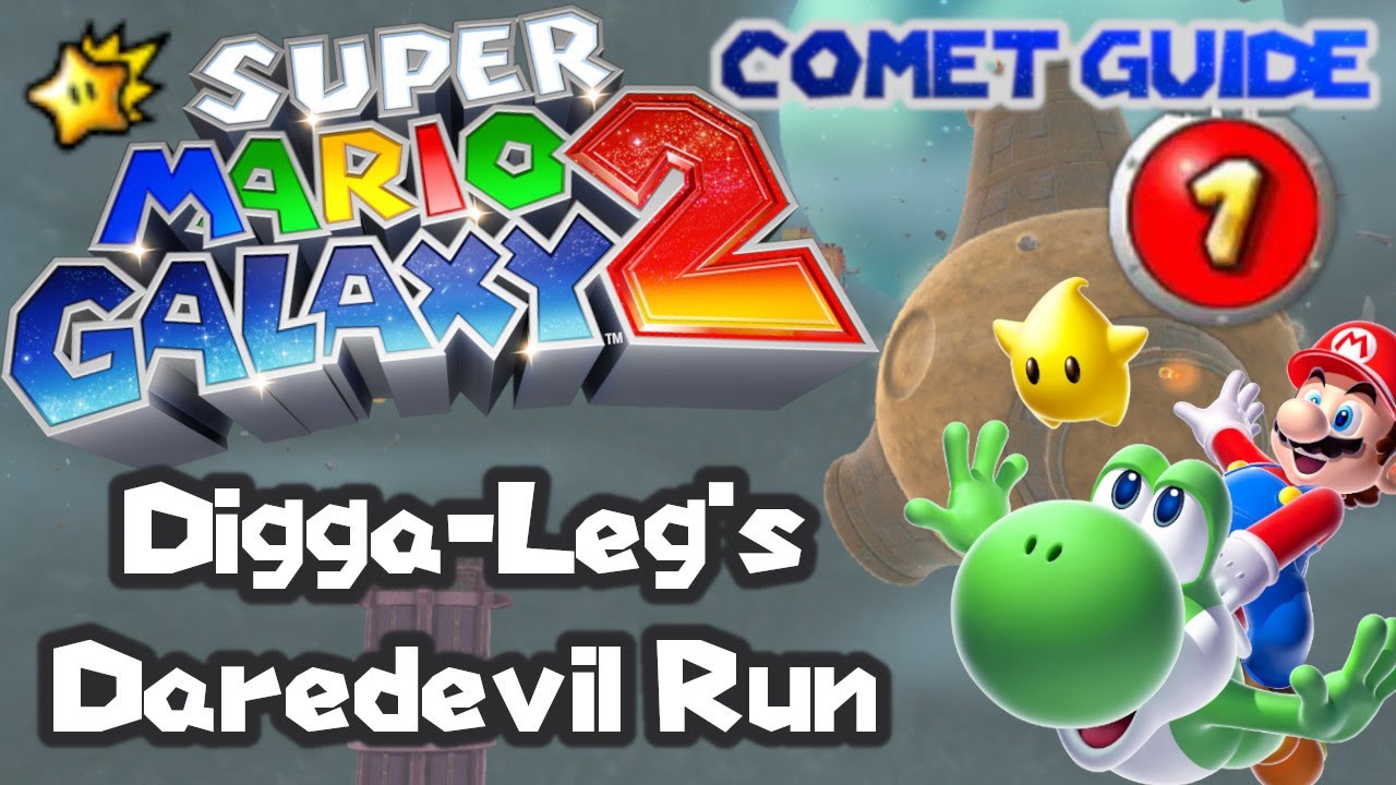 Digga-Leg's Daredevil Run | Super Mario Galaxy 2 Comet Walkthrough