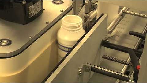 Direct Wrap Labeling System for Plastic Chemical Container